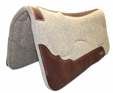 Weaver Contoured Wollfilz GEL Westernpad